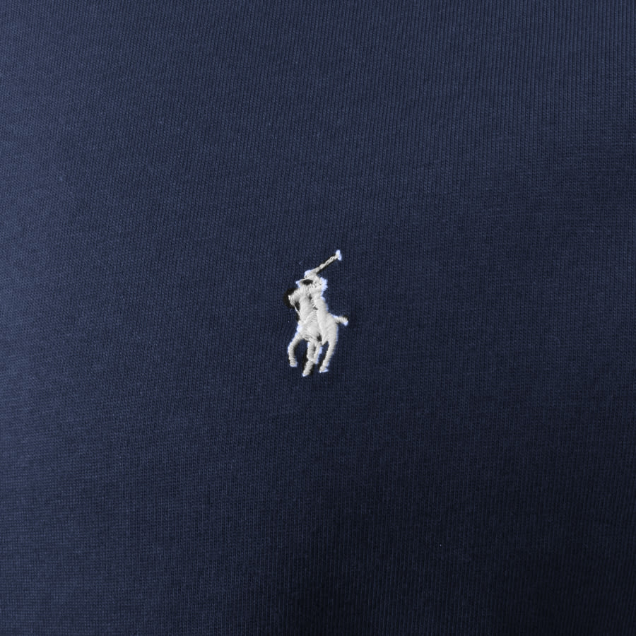 Alternative Image for ProductRalph Lauren Long Sleeved Hooded T Shirt Navy3